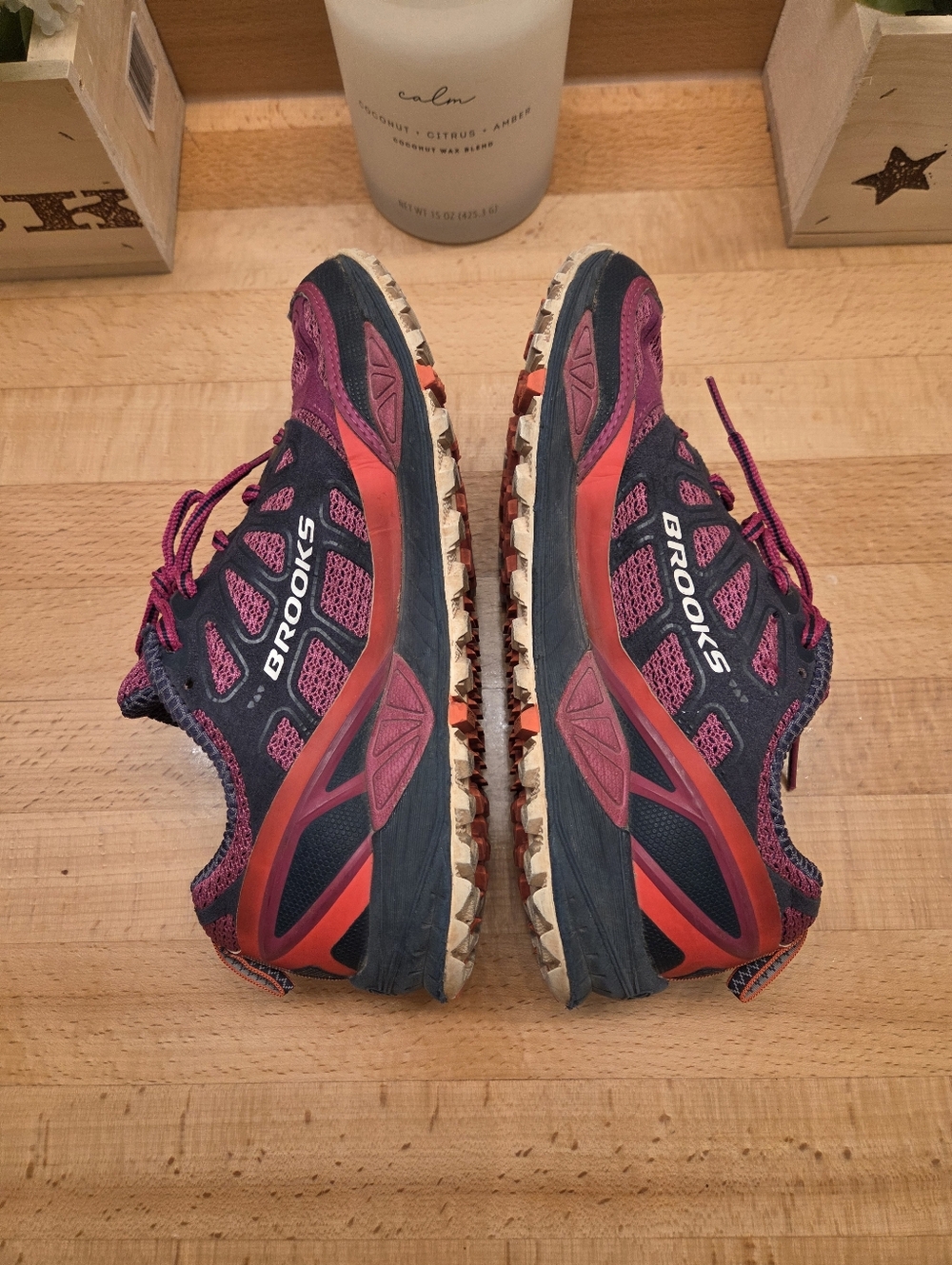 Brooks Cascadia 9 Women's Trail Running Shoes Pink/Purple Size 7 - Picture 7 of 10